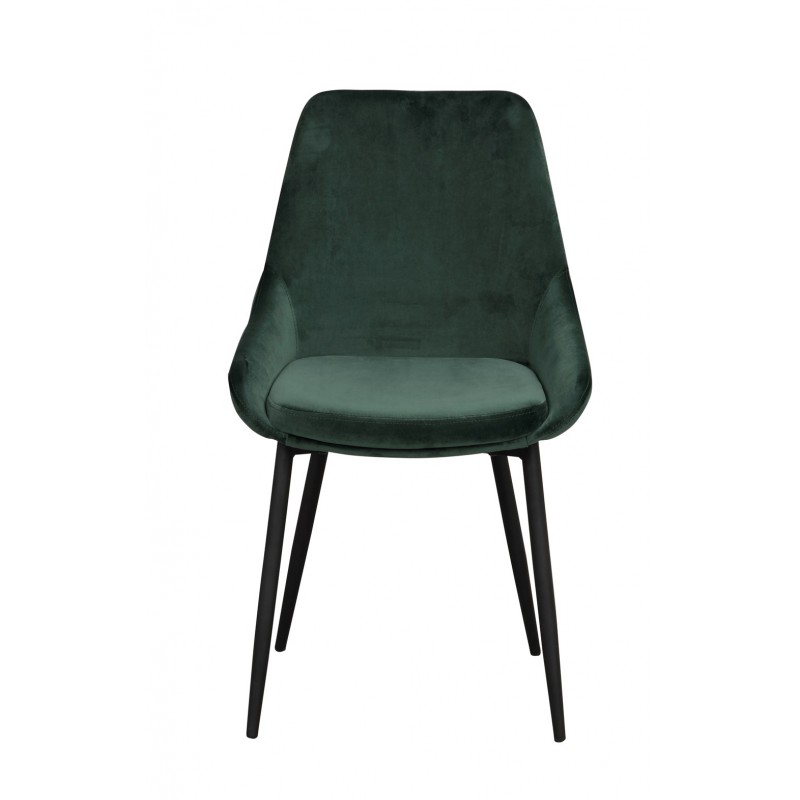 RO Sier Dining Chair Green Velvet